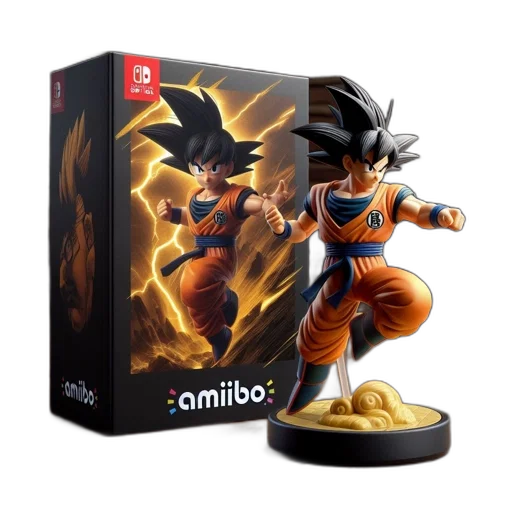 3d render, concept art, dragon, ball, figurine, depicts, super, saiyan transparent PNG cut-out