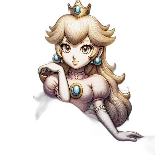 crown, staff, jewelry, dress, concept art, pixel art, fantasy art, anime transparent PNG cut-out