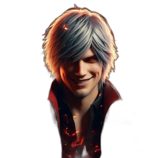 face, jacket, hair, staff, concept art, photorealistic, fantasy art, pixel art transparent PNG cut-out
