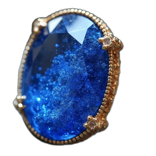 jewelry, crown, blue, large transparent PNG cut-out
