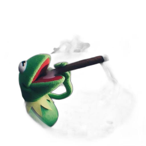 weapon, dragon, robot, staff, concept art, 3d render, kermit, frog transparent PNG cut-out