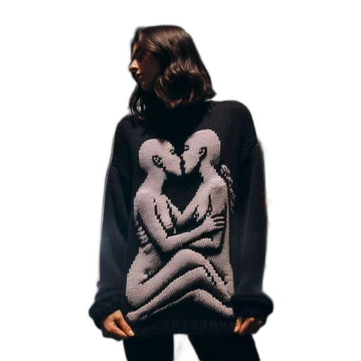 jacket, dress, monochrome, woman, stands, dimly, lit, nighttime transparent PNG cut-out