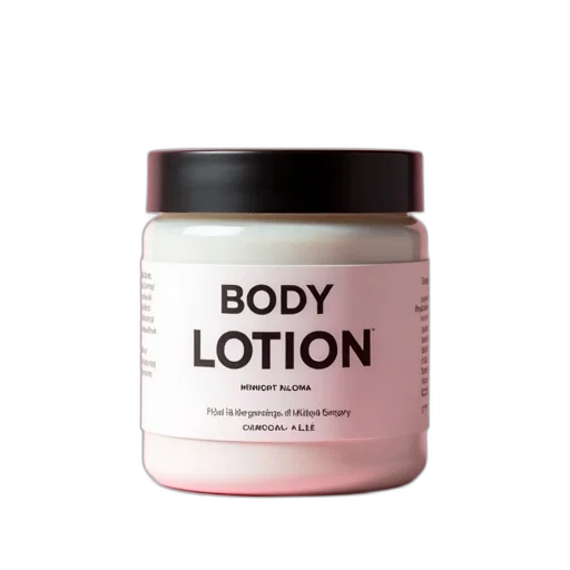 jar, midnight, paloma, body, lotion, label, reads, bold transparent PNG cut-out