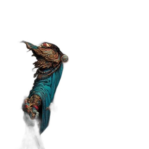 dragon, staff, creature, sword, concept art, fantasy art, 3d render, photorealistic transparent PNG cut-out