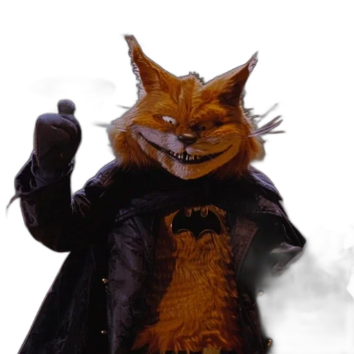 mask, staff, jacket, animal, concept art, 3d render, anthropomorphic, fox transparent PNG cut-out