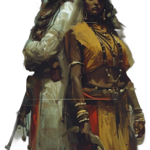 staff, sword, weapon, face, concept art, fantasy art, comic book art, oil painting transparent PNG cut-out