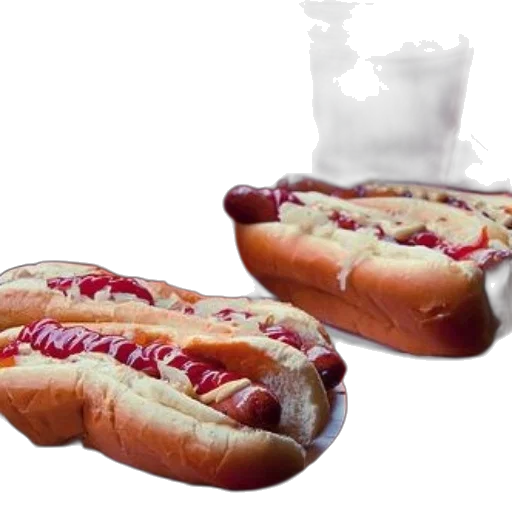 food, animal, 3d render, photorealistic, hot, dogs, ketchup, mustard transparent PNG cut-out
