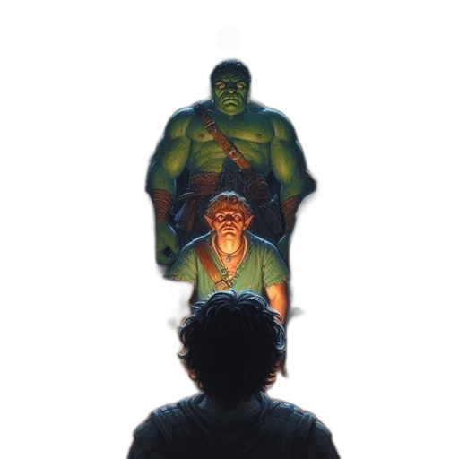 creature, comic book art, concept art, pixel art, 3d render, neon lights, fire, underwater transparent PNG cut-out