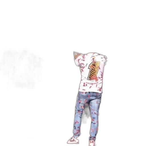 jacket, dress, mask, creature, watercolor, concept art, cartoon, anime transparent PNG cut-out