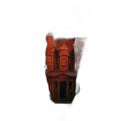 bottle, crown, mask, building, concept art, 3d render, pixel art, photorealistic transparent PNG cut-out