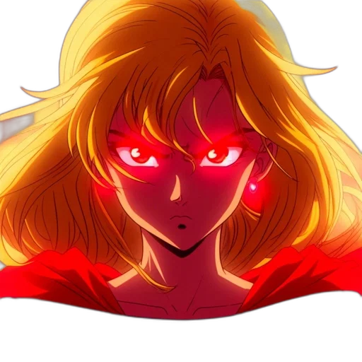 mask, face, anime, concept art, pixel art, comic book art, neon lights, fire transparent PNG cut-out