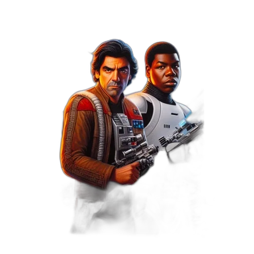 jacket, concept art, comic book art, pixel art, photorealistic, outer space, fire, star transparent PNG cut-out