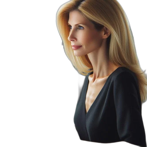 jewelry, dress, jacket, face transparent PNG cut-out