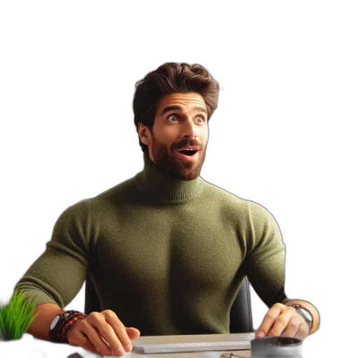 jacket, hair, staff, face, 3d render, concept art, photorealistic, pixel art transparent PNG cut-out