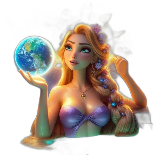 jewelry, crown, fantasy art, concept art, pixel art, 3d render, underwater, outer space transparent PNG cut-out