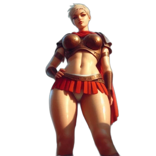 concept art, 3d render, fantasy art, comic book art, red, roman, setting, winged transparent PNG cut-out