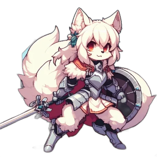 staff, weapon, sword, animal, pixel art, fantasy art, concept art, anime transparent PNG cut-out