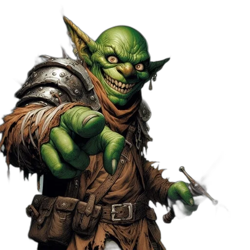 staff, concept art, fantasy art, photorealistic, comic book art, intimidating, green-skinned, orc transparent PNG cut-out