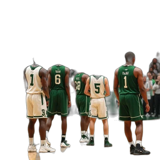concept art, green, earth tones, basketball transparent PNG cut-out