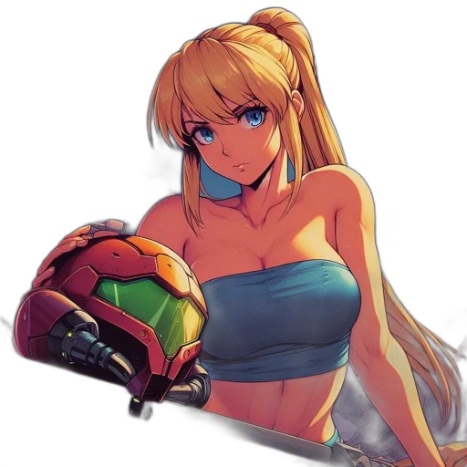 weapon, sword, dress, robot, anime, concept art, pixel art, fantasy art transparent PNG cut-out