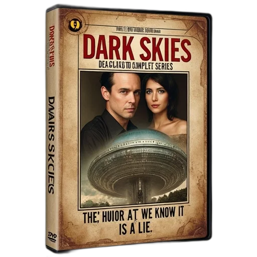 cover, dvd, set, dark, skies, declassified, complete, series transparent PNG cut-out