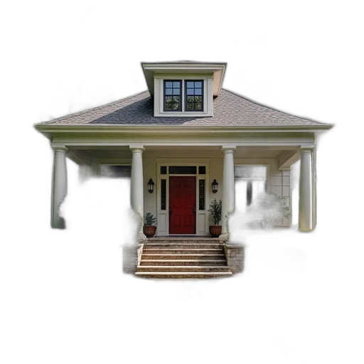 building, furniture, 3d render, photorealistic transparent PNG cut-out