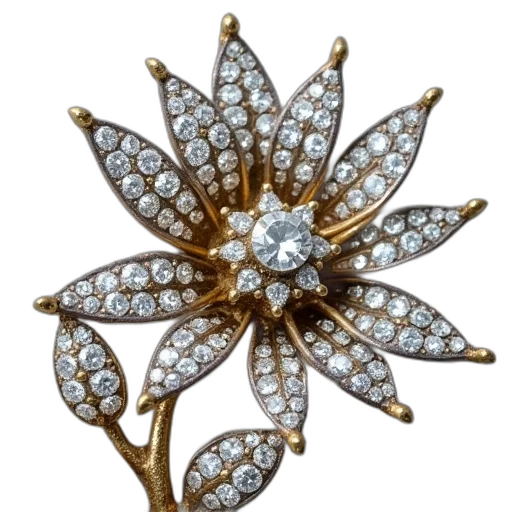 jewelry, crown, flower, staff transparent PNG cut-out