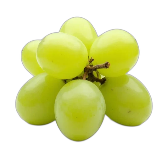 food, crown, photorealistic, 3d render, green, bunch, grapes, smooth transparent PNG cut-out