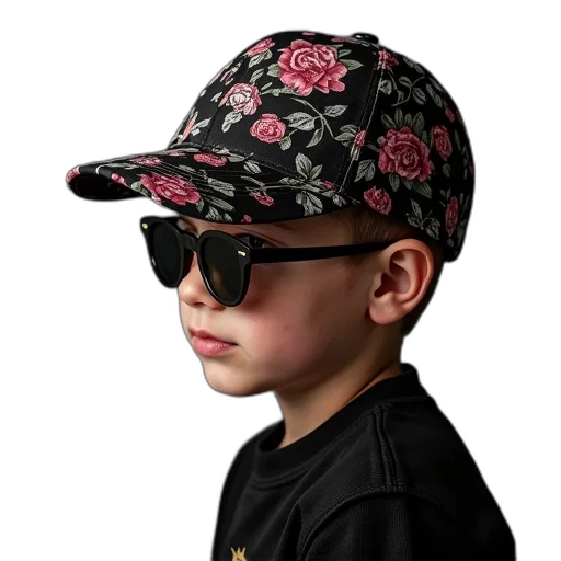 hat, photorealistic, 3d render, boys transparent PNG cut-out