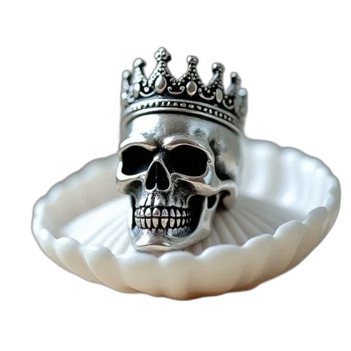 crown, jewelry, hat, mask, 3d render, photorealistic, concept art, silver transparent PNG cut-out