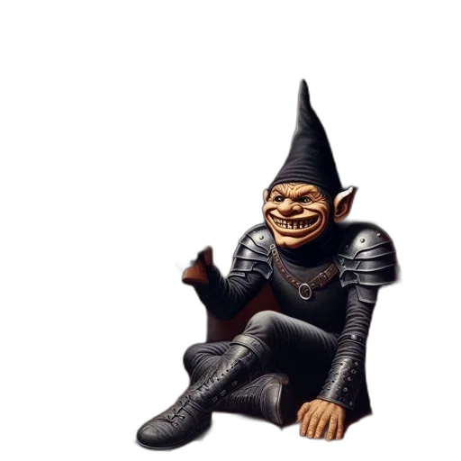 creature, staff, mask, hat, 3d render, concept art, dark, inside transparent PNG cut-out