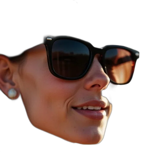 face, jewelry, staff, mask, photorealistic, 3d render, adult, sunglasses transparent PNG cut-out