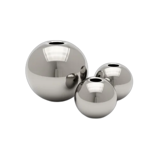 jewelry, 3d render, set, three, shiny, metallic, spherical, objects transparent PNG cut-out