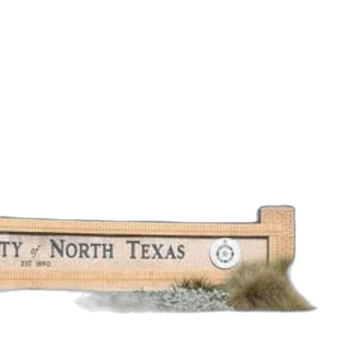weapon, brick, sign, reading, university, north, texas, tree transparent PNG cut-out