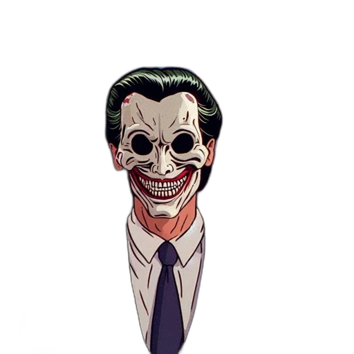 mask, face, staff, weapon, comic book art, concept art, cartoon, pixel art transparent PNG cut-out