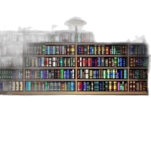 building, pixel art, 3d render, concept art, photorealistic, digital, library, scene transparent PNG cut-out