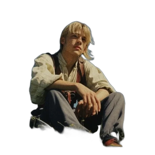 jacket, face, shoes, creature transparent PNG cut-out