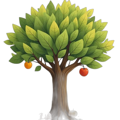 tree, crown, food, staff transparent PNG cut-out