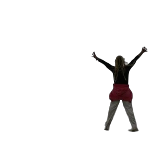 3d render, outer space, woman, pink, skirt, stands, beach, her transparent PNG cut-out