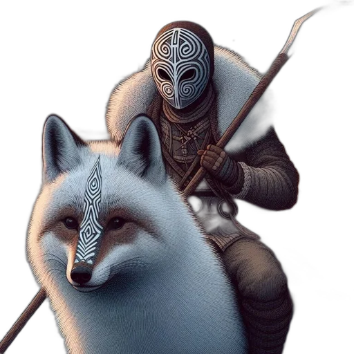 mask, sword, dragon, animal, fantasy art, concept art, photorealistic, comic book art transparent PNG cut-out