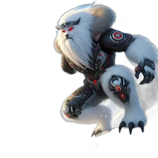 creature, animal, robot, dragon, concept art, 3d render, fantasy art, advanced transparent PNG cut-out