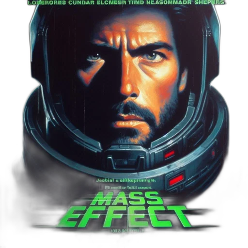 concept art, comic book art, cyberpunk, outer space, green, movie, poster, mass transparent PNG cut-out