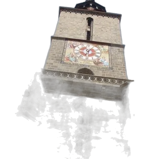 building, crown, sword, dragon, 3d render, photorealistic, concept art, watercolor transparent PNG cut-out