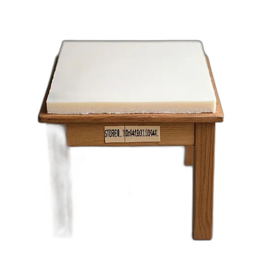 furniture, staff, 3d render, wooden, table, piece, foam, top transparent PNG cut-out