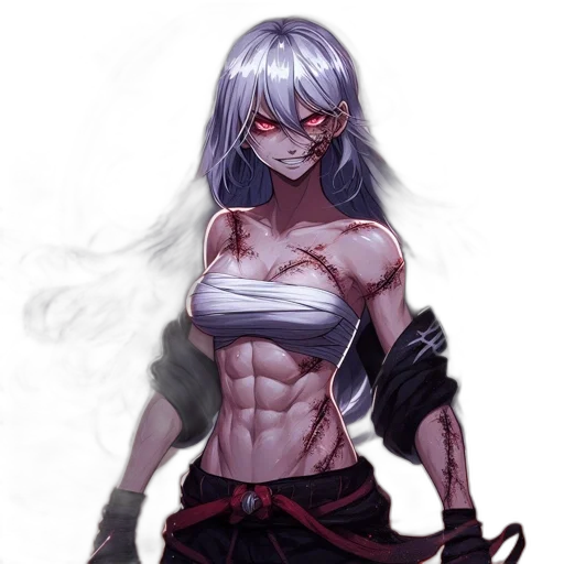 sword, weapon, fantasy art, concept art, cyberpunk, anime, dark, monochrome transparent PNG cut-out