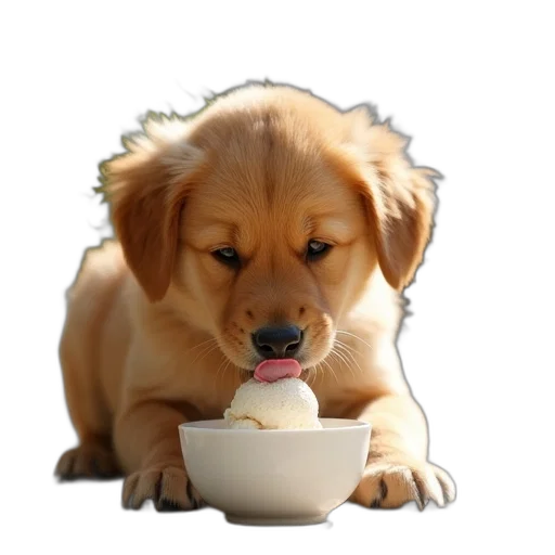 food, animal, creature, staff, photorealistic, 3d render, pixel art, golden transparent PNG cut-out