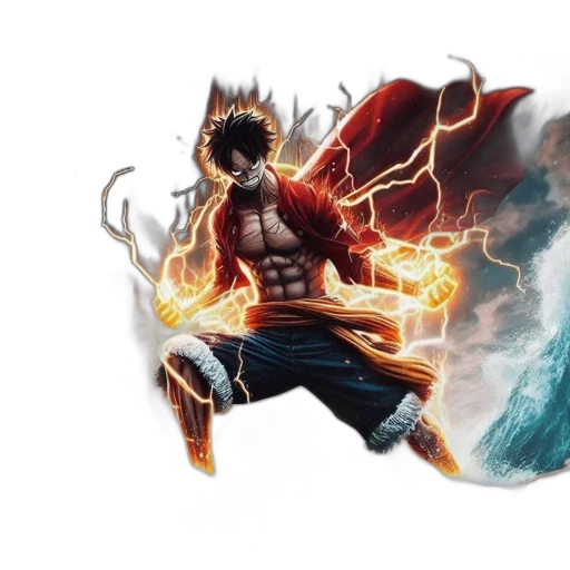 dragon, concept art, fantasy art, comic book art, pixel art, fire, electrically, charged transparent PNG cut-out