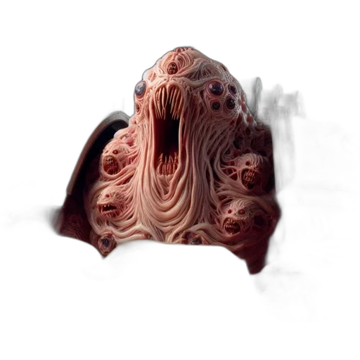 creature, mask, face, animal, 3d render, concept art, photorealistic, fantasy art transparent PNG cut-out