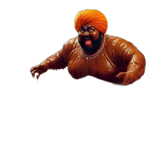 creature, animal, hat, jacket, 3d render, concept art, pixel art, photorealistic transparent PNG cut-out