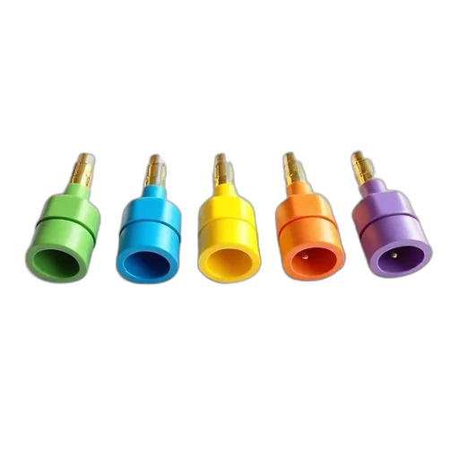 umbrella, jewelry, colorful, set, six, connectors, arranged, row transparent PNG cut-out